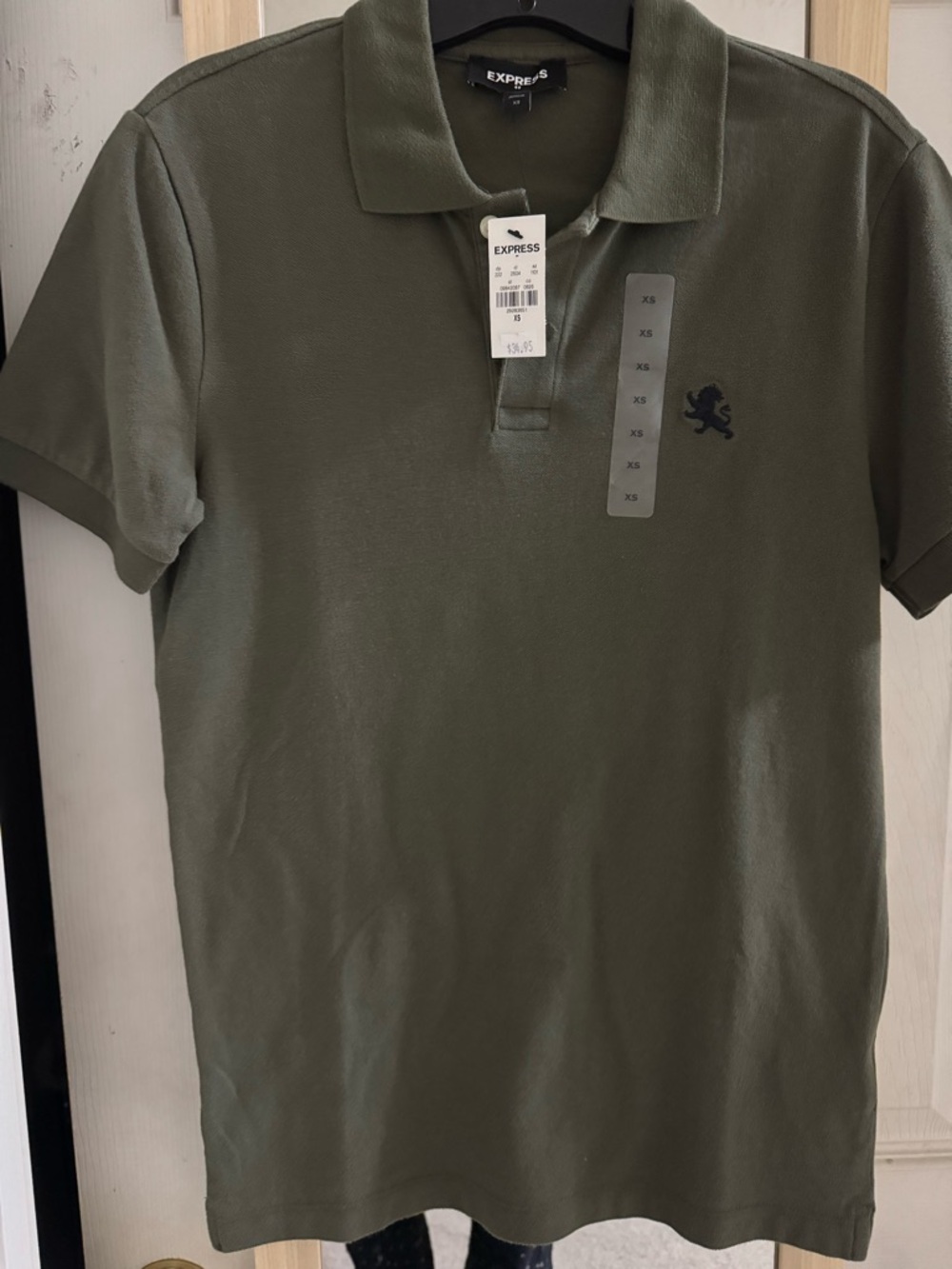 Express Men’s Olive Polo Shirt